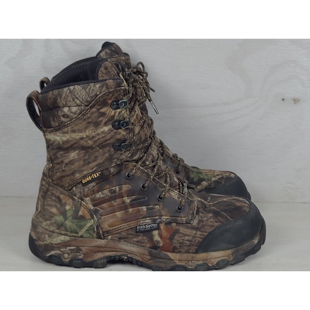 Irish Setter Red Wing Vaprtrek Gore-Tex Insulated Camo Hunting Boots Mens sz 12